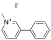 1-METHYL-3-PHENYL-PYRIDINIUM IODIDE Struktur