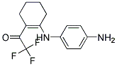 1-[(4-AMINOPHENYL)-AMINO]-2-TRIFLUORO-ACETYLCYCLOHEX-1-ENE Struktur