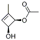 (1S,4R)-CIS-4-ACETOXY-2-CYCLOPENEN-1-OL Struktur