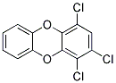 1.2.4-TRICHLORODIBENZO-P-DIOXIN SOLUTION 50UG/ML IN TOLUENE 1ML Struktur