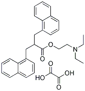 2-DIETHYLAMINOETHYL-3-(1-NAPHTHYL)-2-(1-NAPHTHYLMETHYL)PROPIONATE OXALATE