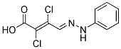 2,3-DICHLORO-4-(2-PHENYLHYDRAZONO)BUT-2-ENOIC ACID, TECH Struktur