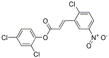 2,4-DICHLOROPHENYL 3-(2-CHLORO-5-NITROPHENYL)ACRYLATE, TECH Struktur