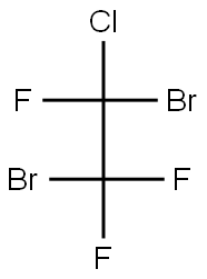 1,2-DIBROMO-1-CHLORO-1,2,2-TRIFLUOROETHANE, TECH Struktur