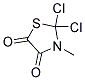 2,2-DICHLORO-3-METHYL-1,3-THIAZOLANE-4,5-DIONE, TECH Struktur