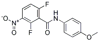 2,6-DIFLUORO-N-(4-METHOXYPHENYL)-3-NITROBENZAMIDE, TECH Struktur