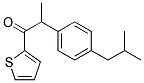 2-(4-ISOBUTYLPHENYL)-1-(2-THIENYL)PROPAN-1-ONE, TECH Struktur