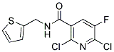 2,6-DICHLORO-5-FLUORO-N-(2-THIENYLMETHYL)NICOTINAMIDE, TECH Struktur