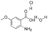 2-AMINO-5-METHOXYBENZOIC ACID HYDROCHLORIDE HYDRATE Struktur