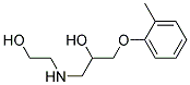 1-(2-HYDROXY-ETHYLAMINO)-3-O-TOLYLOXY-PROPAN-2-OLL Struktur