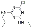 2-CHLORO-4-ETHYLAMINO-6-PROPYLAMINO-1,3,5-TRIAZINE Struktur