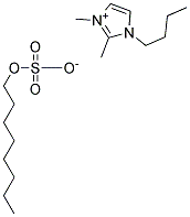 1-BUTYL-2,3-DIMETHYLIMIDAZOLIUM OCTYLSULFATE, 98% [BDIMIM] [OCSO4] Struktur