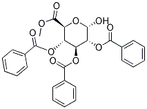 2,3,4-TRI-O-BENZOYL-A-D-GLUCURONIC ACID METHYL ESTER Struktur