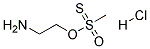 2-AMINOETHYL METHANETHIOSULPHONATE HYDROCHORIDE Struktur