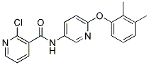 2-CHLORO-N-[6-(2,3-DIMETHYLPHENOXY)PYRIDIN-3-YL]NICOTINAMIDE Struktur