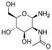 2-ACETAMIDO-2-DEOXY-B B-D-GLUCOSYLAMINE Struktur