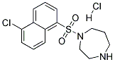 1-(5-CHLORONAPHTHALENESULPHONYL)-1H-HEXAHYDRO-1,4-DIAZEPINE HYDROCHLORIDE [ML-9] Struktur