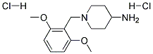 1-(2,6-DIMETHOXYBENZYL)PIPERIDINE-4-AMINE DIHYDROCHLORIDE Struktur