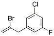 2-BROMO-3-(3-CHLORO-5-FLUOROPHENYL)-1-PROPEN Struktur