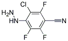 2-CHLORO-4-CYANO-3,5,6-TRIFLUOROPHENYLHYDRAZIN Struktur