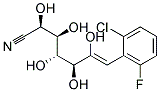 2-CHLORO-6-FLUOROBENZALMALONONITRIL Struktur