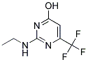 2-(ETHYLAMINO)-4-HYDROXY-6-(TRIFLUOROMETHYL)PYRIMDINE Struktur