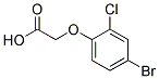 2-(4-BROMO-2-CHLOROPHENOXY)ACETIC ACID Struktur