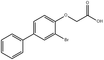 2-[(3-BROMO[1,1'-BIPHENYL]-4-YL)OXY]ACETIC ACID Struktur