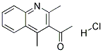 1-(2,4-DIMETHYLQUINOLIN-3-YL)ETHANONE HYDROCHLORIDE Struktur