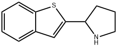 2-(1-BENZOTHIEN-2-YL)PYRROLIDINE Struktur