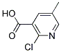 2-CHLORO-5-METHYL-NICOTINIC ACID Struktur