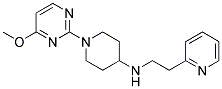 1-(4-METHOXYPYRIMIDIN-2-YL)-N-(2-PYRIDIN-2-YLETHYL)PIPERIDIN-4-AMINE Struktur