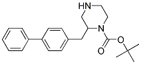 2-BIPHENYL-4-YLMETHYL-PIPERAZINE-1-CARBOXYLIC ACID TERT-BUTYL ESTER Struktur