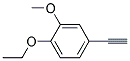 1-ETHOXY-4-ETHYNYL-2-METHOXY-BENZENE Struktur