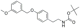 (2-[4-(3-METHOXY-BENZYLOXY)-PHENYL]-ETHYL)-CARBAMIC ACID TERT-BUTYL ESTER Struktur