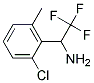 1-(2-CHLORO-6-METHYL-PHENYL)-2,2,2-TRIFLUORO-ETHYLAMINE Struktur