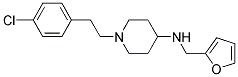 1-[2-(4-CHLOROPHENYL)ETHYL]-N-(2-FURYLMETHYL)PIPERIDIN-4-AMINE Struktur