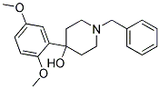 1-BENZYL-4-(2,5-DIMETHOXY-PHENYL)-PIPERIDIN-4-OL Struktur