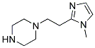 1-[2-(1-METHYL-1H-IMIDAZOL-2-YL)-ETHYL]-PIPERAZINE Struktur