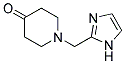 1-(1H-IMIDAZOL-2-YLMETHYL)-PIPERIDIN-4-ONE Struktur