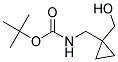 (1-HYDROXYMETHYL-CYCLOPROPYLMETHYL)-CARBAMIC ACID TERT-BUTYL ESTER Struktur