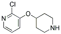 2-CHLORO-3-PYRIDINYL 4-PIPERIDINYL ETHER Struktur