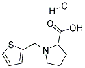 1-THIOPHEN-2-YLMETHYL-PYRROLIDINE-2-CARBOXYLIC ACID HYDROCHLORIDE Struktur