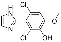 2,4-DICHLORO-3-(1H-IMIDAZOL-2-YL)-6-METHOXY-PHENOL Struktur