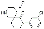 2-(3-CHLOROPHENYL)-2,8-DIAZASPIRO[5.5]UNDECAN-1-ONE HYDROCHLORIDE Struktur