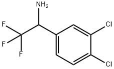 1-(3,4-DICHLORO-PHENYL)-2,2,2-TRIFLUORO-ETHYLAMINE Struktur