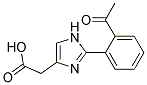 [2-(2-ACETYL-PHENYL)-1H-IMIDAZOL-4-YL]-ACETIC ACID Struktur