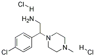 2-(4-CHLORO-PHENYL)-2-(4-METHYL-PIPERAZIN-1-YL)-ETHYLAMINE DIHYDROCHLORIDE Struktur