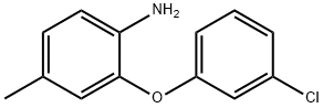 2-(3-CHLOROPHENOXY)-4-METHYLANILINE Struktur