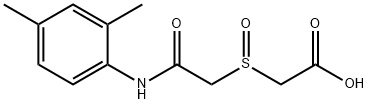 [(2,4-DIMETHYL-PHENYLCARBAMOYL)-METHANESULFINYL]-ACETIC ACID Struktur